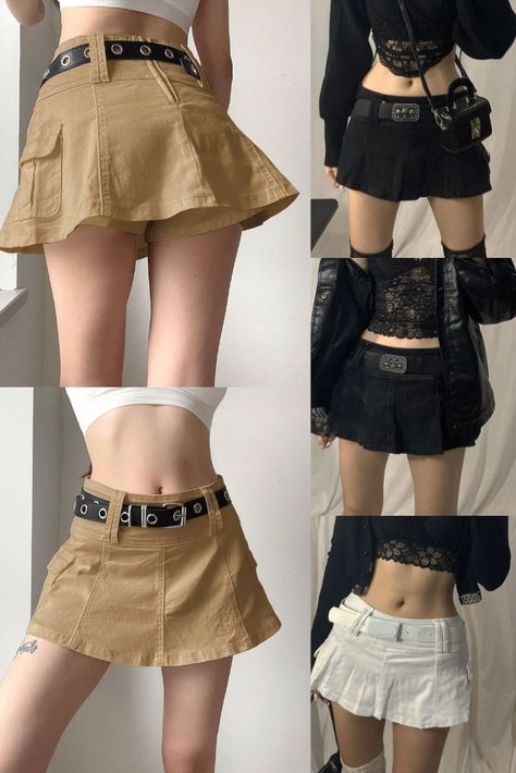 USE THIS CODE : RANGER2077 ) FOR EXTRA DISCOUNT AND ANY ORDER 💖🎫 📝 Product Information : - Product Name : Low Waist Mini Denim Skirt with Inset Shorts - Material : 75%Cotton 23%Polyester 2%Elastane - Color : Black / White / Khaki - 100% Satisfaction 😍👍 - 397 Reviews ⭐⭐⭐⭐⭐ - Most Popular 🔥 - Size : S/M/L 🔗 Copy this link for more Product Details 🛍 : https://ystyle.co/Hifn Mini Denim Skirt, Low Waist, New Post, Low Rise, Denim Skirt, Most Popular, Black White, Black And White, Skirt