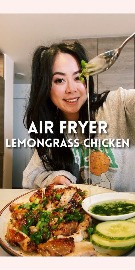 Air Fryer Lemon Grass Chicken, Air Fryer Lemongrass Chicken, Lemongrass Chicken Air Fryer, Lemongrass Chicken Wings, Chicken Vietnamese Recipes, Chicken Lemon Grass Recipes, Vietnamese Lemongrass Chicken Recipes, Recipes Using Lemongrass Paste, Recipes With Lemongrass Paste