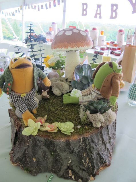 Frog And Toad Themed Party, Frog And Toad Cake, Frog And Toad Nursery Theme, Frog Themed Baby Shower Ideas, Frog And Toad Baby Shower Theme, Frog And Toad Birthday Party, Frog And Toad Birthday, Frog And Toad Party, Toad Birthday Party