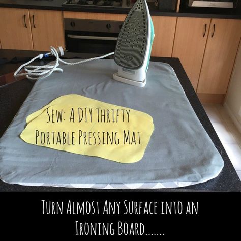 Diy Ironing Board, Ironing Mat, Sewing Nook, Sewing Machines Best, Ironing Pad, Ironing Boards, Machines Fabric, Sewing Courses, Sewing Machine Cover