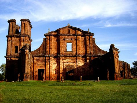 Architecture Baroque, Baroque Architecture, Spanish Colonial, Going On Holiday, Rio Grande Do Sul, Archaeological Site, Rio Grande, Unesco World Heritage Site, Unesco World Heritage