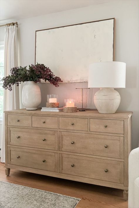 Tilly Upholstered Low Profile … curated on LTK His And Her Dresser Ideas, Gray Dresser Bedroom Ideas, Bedroom With Light Wood Furniture, Guest Bedroom Dresser Decor, Bedroom Dresser Decor Ideas With Tv, Bedroom Dresser Styling With Tv, Dresser Display Ideas, Dresser In Bedroom Ideas, Bedroom Dresser With Tv