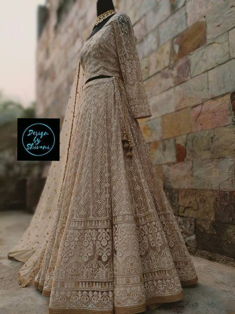 Check out this item in my Etsy shop https://www.etsy.com/listing/665536832/chikankari-lehenga-choli-ceremony Beige Lehenga, Red Wedding Lehenga, Chikankari Lehenga, Red Lehenga Choli, Gold Lehenga, Indian Dresses Online, Anarkali Lehenga, Engagement Reception, Reception Lehenga