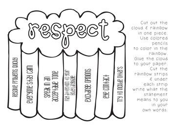 Interactive Notebook for teaching Tweens about Respect Respect Poster Ideas, Respect Worksheets For Kids, Respect Activities For Kids, Respect Classroom, Respect Lessons, Respect Activities, Learning Pit, Emotion Management, Lessons For Kindergarten