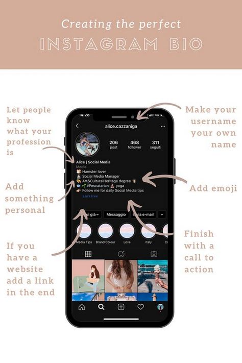 Strategies to boost sales and conversions through Instagram marketing. Insta Business Bio, Instagram Bio Examples Social Media, Instagram Profile Ideas Bio For Moms, Photography Page Bio Instagram, Optimize Instagram Bio, Bio For Fashion Page Instagram, Instagram Bio For Content Creator, Instagram Bio Ideas For Influencer, Photography Bio Instagram Ideas