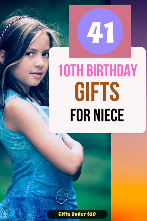 Make your niece's 10th birthday unforgettable with these fantastic gift ideas! 🎈 From personalized jewelry to educational toys that are both fun and functional, discover presents that she'll cherish and enjoy. Perfect for bringing a smile to her face! #BirthdaySurprises #10thBirthday #NieceGiftIdeas #KidsGiftGuide #SpecialGifts #FunPresents #UniqueGifts #affiliatelink #externallink Presents For 10 Year Girl, 10th Birthday Gifts For Girls Ideas, Birthday Gifts For 10 Year Girl, Gift Ideas For 10 Year Girl, 10th Birthday Gift Ideas, Gifts For Niece, Best Wishes Messages, Kids Gift Guide, Diwali Gifts