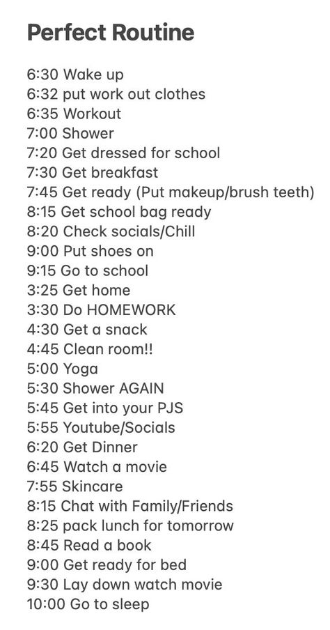 Morning Routine Checklist Aesthetic, Productive Things To Do In The Morning, Perfect Evening Routine, That Girl To Do List, It Girl Schedule, Morning Routine Teenage Girl Weekend, Perfect Morning Routine Weekend, The Perfect Day Routine, Clean Girl Day Routine