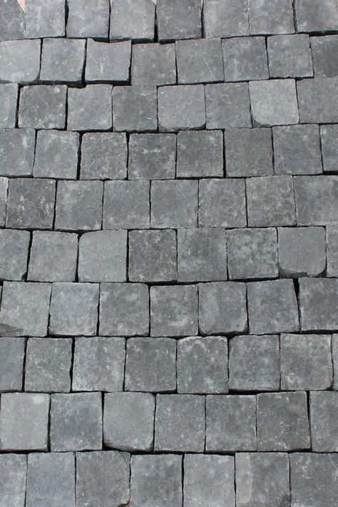 Black Basalt Cobble - Cobble & Cladding - Rock Mill Tile & Stone Rock Tile, Rock Floor, Basalt Rock, Basalt Stone, Black Basalt, Natural Stone Flooring, Listening Room, Stone Cladding, Stone Pattern