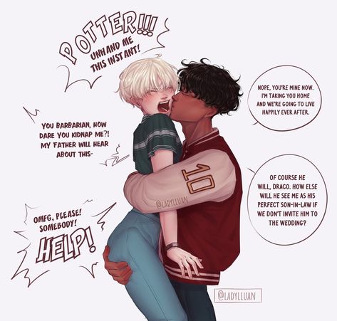 Dark Harry X Draco, Draco X Harry Fanart Cute, Fanart 18plus Harry Potter, Darry Fanart Cute, Drarry Fanart Comic, Draco Malfoy X Harry Potter Fan Art, Darry Fanart Kiss, Draco Malfoy Genderbend, Drarry Bottom Draco