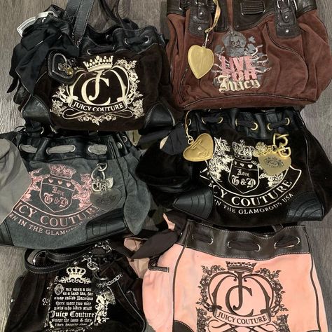 Bags 2000s, Heel Chair, High Heel Chair, Leopard Print Blanket, Juicy Couture Track Suit, Trashy Y2k Aesthetic, Y2k Bags, Mcbling Fashion, Glass Things