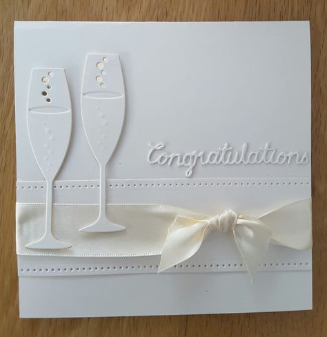 Handmade Engagement Cards Ideas, Cute Engagement Cards, Cricut Engagement Cards, Wedding Cards Handmade Congratulations, Engagement Cards Ideas, Engagement Card Ideas, Handmade Engagement Cards, Engagement Congratulations Card, Congratulations On Your Engagement Card