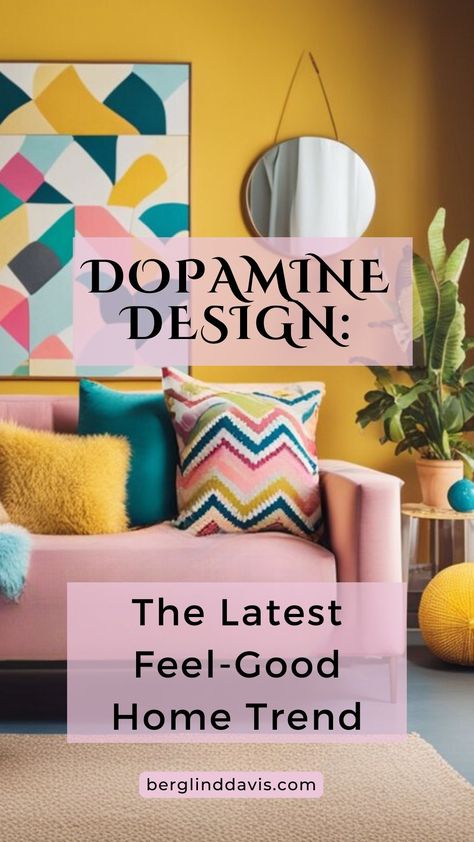 🌈✨ Brighten your home with Dopamine Decor! Embrace vibrant colors, playful patterns, and unique DIYs to transform your space into a joy hub. Let bold hues and personal touches reflect your style. Dive in and live colorfully! #BrightHome #DopamineDecor #HomeTrends #InteriorDesign Playful Design Interior, Bold Living Room Decor, Joyful Home Decor, Dopamine House Decor, Dopamine Decor Home Office, Dopamine Color Aesthetic, Colorful Home Inspiration, Dopamine Decor Color Palette, Bold Design Inspiration