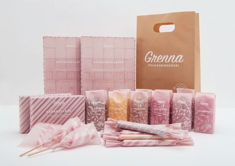 Chocolate Packaging Design, Candy Packaging, Candy Brands, Pink Foods, Beer Packaging, Chocolate Packaging, Food Packaging Design, Coffee Packaging, Favorite Candy