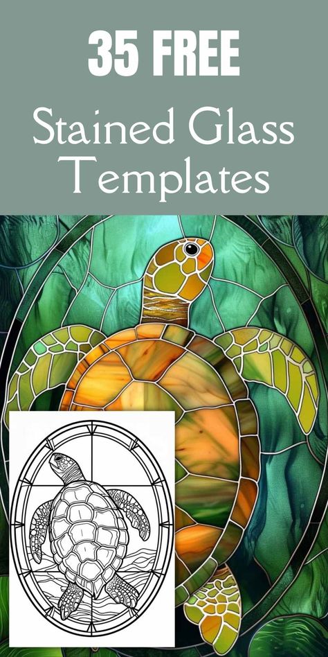 Dive into a world of color and creativity with our 35 Free Stained Glass Patterns. These free printable templates are perfect for anyone looking to explore the art of stained glass making. From simple to complex designs, there's something for every skill level. Download these patterns and transform ordinary glass into extraordinary art pieces. Get your free templates today and start your next stained glass project! #StainedGlass #FreePrintables #Crafting #DIYProjects #ArtDesign #HomeDecor Patchwork, Stained Glass Svg Free, Printable Stained Glass Patterns, Stained Glass Templates, Stained Glass Turtle, Free Stained Glass Patterns, Stained Glass Circles, Stained Glass Mosaic Patterns, Origami Paper Flowers