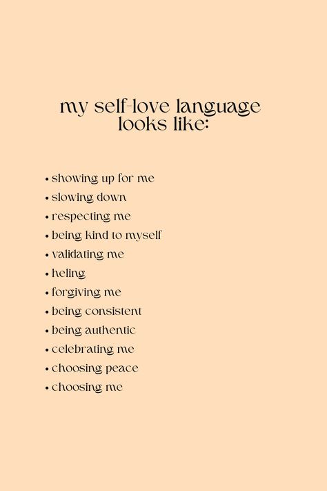 Love Languages For Yourself, Love Language Self Love, Self Love Language, Slow Quotes, Language Funny, Winter Arc, Relationship Psychology, Get My Life Together, Self Confidence Tips