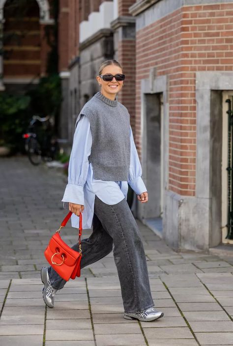 Spring Outfits Street Style, Grey Outfits, Winter Mode Outfits, Japan 2023, Large Pants, Outfits Con Jeans, Casual Chic Outfits, Cute Thanksgiving Outfits, Style Désinvolte Chic