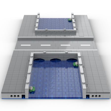 Lego Street Ideas, Lego City Ideas Buildings, Lego City Moc, Lego Cityscape, Lego Moc Ideas, Lego City Ideas, Lego Ideas To Build, Lego Park, Lego City Display