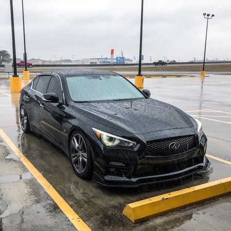 Blacked Out Infiniti Q50, All Black Infiniti Q50, Black Infinity Car, Black Infiniti Q50, Infinity Car Q50, Q50 Infiniti Custom, Infiniti Q50 Modified, Infinity Q50, Infiniti Sedan