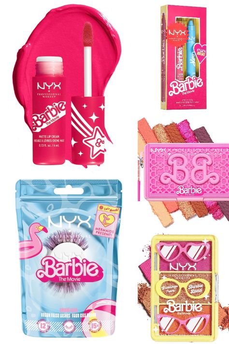 Nyx Barbie, Barbie Makeup Kit, The New Barbie Movie, Pencil Lipstick, Barbie Land, 11 Birthday, West Brook, New Barbie, Barbie Makeup