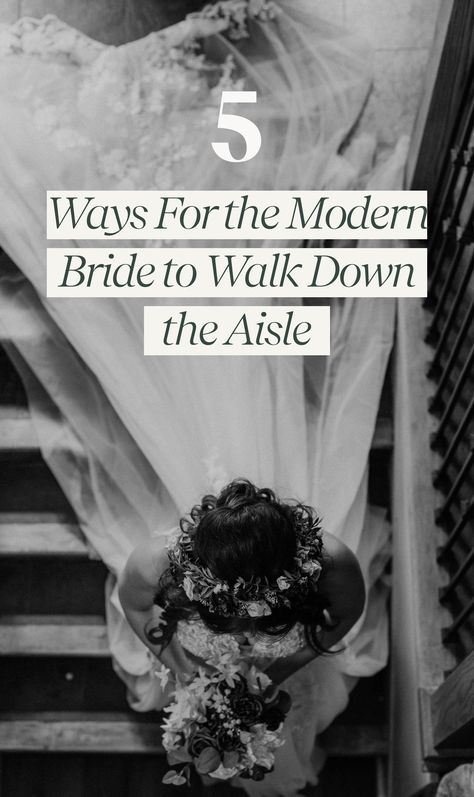 As times have changed, so have the customs surrounding weddings. Today, many brides are choosing to walk down the aisle on their own, or with a combination of family members and loved ones. Click the link for five unique and non-traditional ways for the modern bride to walk down the aisle. Non Traditional Wedding Aisle, Son Walks Mom Down Aisle, Bride And Groom Walking Down Aisle, Bride Walking Down The Aisle Alone, Both Parents Walk Down Aisle, Mom And Dad Walking Bride Down Aisle, Aisle Inspiration, Bride Walking Down The Aisle, Wedding Walk