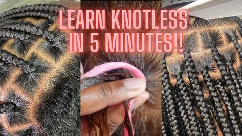 Knotless Braid Tutorial, Box Braids Tutorial, Knotless Braid, Big Box Braids, Hair 101, Big Box Braids Hairstyles, Protective Hairstyles For Natural Hair, Twist Braid, Twist Braid Hairstyles