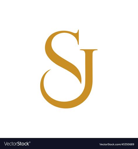 Sj Monogram Logo, Sj Logo Design Fonts, S J Logo, Sj Tattoo, Sj Logo Design, Js Logo Design, Sj Monogram, S Logo Design Letter, S Monogram Logo