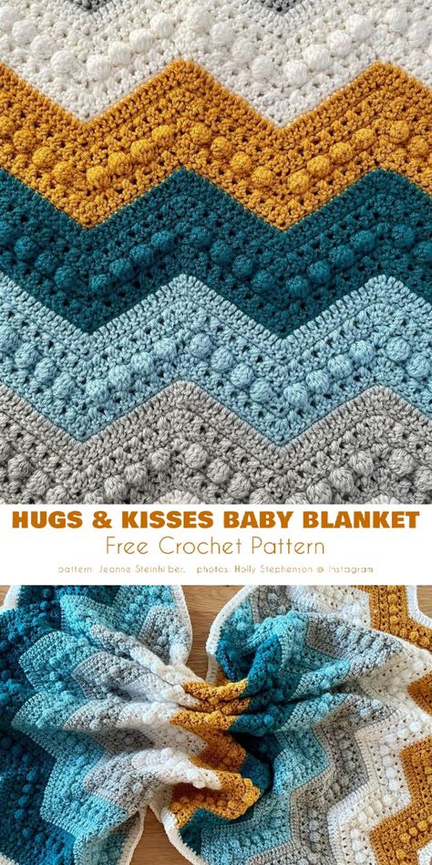 Crochet Blanket Tutorial, Hantverk Diy, Baby Boy Crochet Blanket, Crochet Throw Pattern, Crochet Mignon, Confection Au Crochet, Crocheted Blanket, Crochet Blanket Designs, Haken Baby