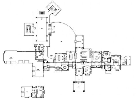 Grand Teton Estate Luxury Floor Plan by Wisconsin Log Homes Log Mansion, Hacienda House, Winter Lodge, Luxury Floor Plans, Luxury Townhouse, Arcade Room, Log Home Floor Plans, Log Home Designs, House Plans Mansion