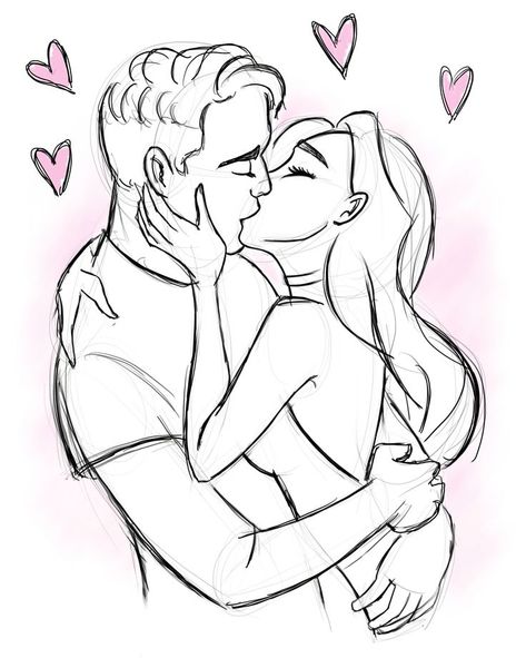 Love Artwork Romantic Drawing, Flirty Drawing, True Love Drawings, Couple Goal Drawings, Drawing Couple Kissing, Love Drawing Couple, Easy Couple Drawings, Spicy Couples Poses Drawing, Cartoon Mehndi