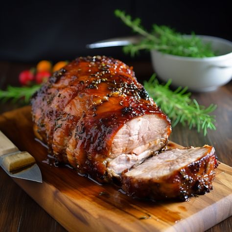 How To Cook A 2 Lb Pork Roast - Recipes.net Thanksgiving Pork Roast, Glazed Pork Loin Recipes, Apple Cider Pork Loin Roast, Pork Roast Glaze, Pork Rotisserie Recipes, Holiday Pork Roast, Leg Of Pork Roast Recipe, Small Pork Roast Recipes, Honey Garlic Pork Roast