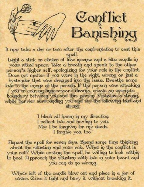 Conflict bashing spell Banishing Spell, Real Witches, Spell Work, Spell Books, Witch Stuff, Magic Spell Book, Under Your Spell, Reiki Symbols, Journal Stuff