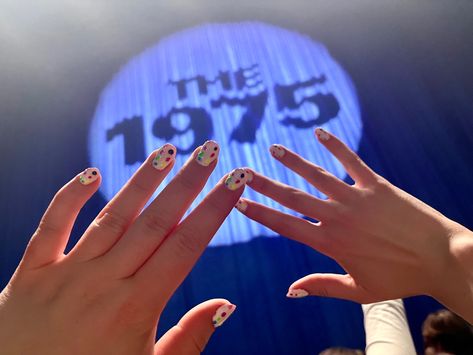 The 1975 Nails Design, 1975 Nails, The 1975 Nails, 1975 Tattoo, Online Relationships, Taylor Outfits, Online Relationship, Nail Design Inspiration, Inspired Nails