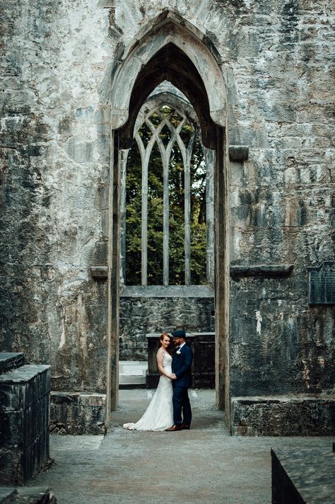 Have you dreamt of a Celtic ceremony inside an ancient ruin weathered by time? Ireland’s rich history can be seen on every corner of the island, memories left behind in the form of abandoned ruins… Make your mark and get married in an ancient ruin of a historic castle. Irish Wedding Venues, Ireland Wedding Venues, Cliff Wedding, Killarney Ireland, Castle Wedding Venue, Enchanted Forest Wedding, Scotland Wedding, Historic Wedding, Practical Wedding