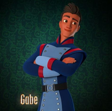 Gabe is a character who appears in the Disney Channel animated series, Elena of Avalor. He is Elena's friend and rising star of the Royal Guard. Gabe is very enthusiastic when it comes to his duties as a Royal Guard. Because of this, he does not like Elena's take charge approach mostly for the sake of his job. Elena Of Avalor Characters, Disney Princess Elena, Princess Elena Of Avalor, Disney Elena, Princess Elena, Elena Of Avalor, Zombie 2, Magical Land, Royal Guard