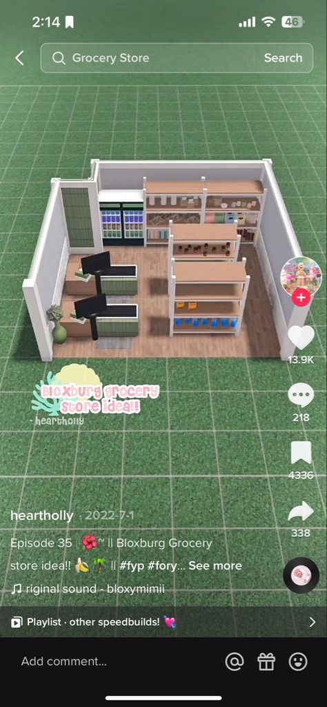 What To Put In A Bloxburg Town, Post Office Bloxburg Ideas, Bloxburg City Ideas Small Plot, Roblox Store Ideas, Bloxburg Grocery Store Inside, Bloxburg Food Truck Ideas, Town In Bloxburg Layout, Bloxburg Small Shop Ideas, Thrift Store Bloxburg