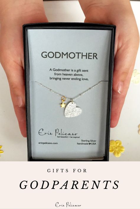 Will you be Godparent Gift, Godmother necklace, Godmother gift idea, Baptism gifts, sentimental jewelry, religious faith jewelry.   #godmother #baptism Godmother Gifts Baptisms, Godmother Necklace, Baby Christening Gifts, Baptism Decorations, Baby Boy Baptism, Godparent Gifts, Baby Dedication, Godmother Gifts, Baby Baptism