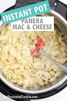 Mac And Cheese Rezept, Panera Mac And Cheese, Instant Pot Recipes Easy, Easy Mac N Cheese, Recipe Instant Pot, Instant Pot Pasta Recipe, Pot Recipes Easy, Best Instant Pot Recipe, Instant Recipes