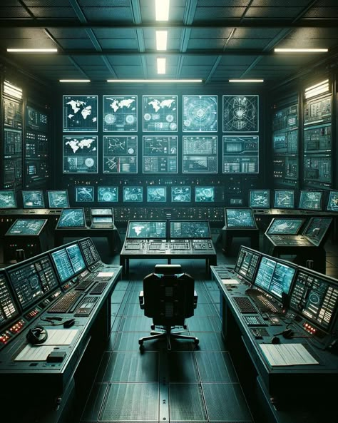 Surveillance Room, Command Room, High Tech Office, Technology Room, Monitor Room, Vma Awards, High Tech Interior, Future Computer, Computer Terminal