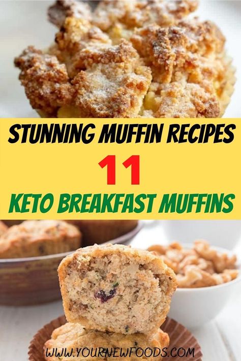 Low Carb Muffin, Low Carb Breakfast Muffins, Low Carb Muffin Recipes, Keto Breakfast Muffins, Keto Muffin Recipe, Low Sugar Diet Recipes, Quick Keto Breakfast, Air Fryer Recipes Breakfast, Breakfast Muffin