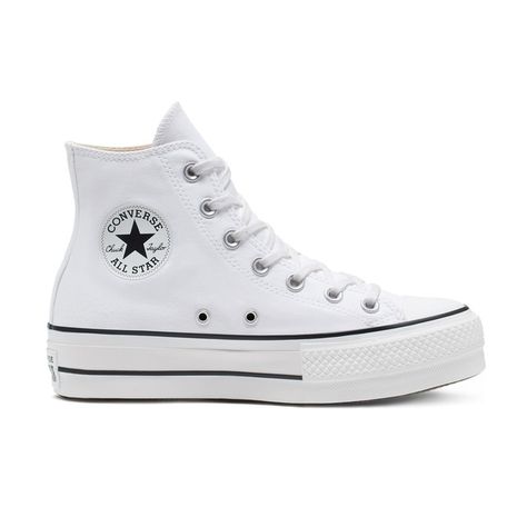 Comprar online Zapatillas y Botas de Mujer al mejor precio. Descubre la variedad de productos y de las mejores marcas en la tienda de El Corte Inglés All Star Platform, Platform Chucks, Womens High Top Shoes, Chuck Taylor All Star Lift, Dr Shoes, All Star Shoes, Platform Converse, White Shoes Women, White Converse