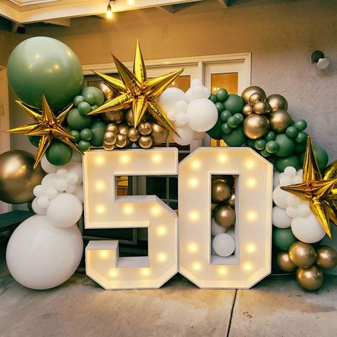 Decorations 50th Birthday, 50th Birthday Party Ideas, 50th Birthday Party Themes, 50th Birthday Party Ideas For Men, 50th Birthday Themes, 50th Birthday Centerpieces, 50th Birthday Balloons, 50th Birthday Men, Golden Birthday Parties