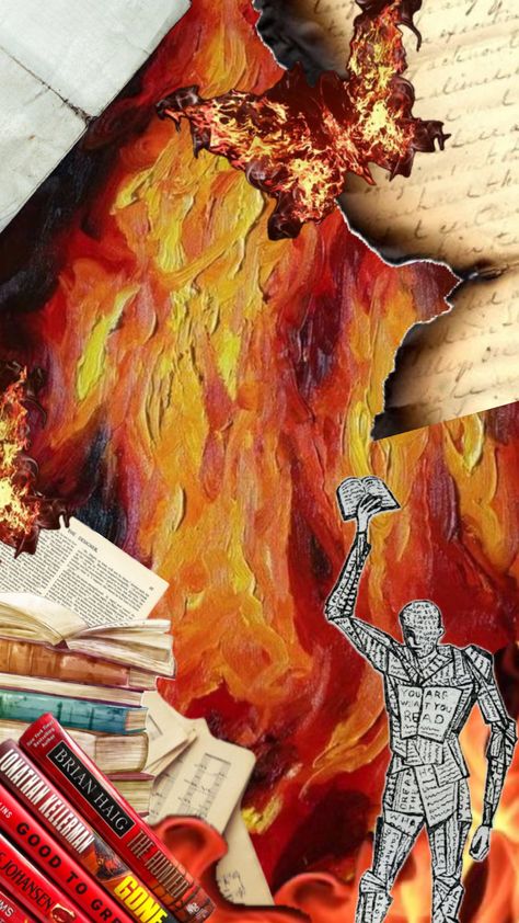 #fahrenheit451 #fire #books #vibes #burned Burning Paper Drawing, Fahrenheit 451 Art, Fire Sketch, Book Burning, Fire Cover, Heart Artwork, Fahrenheit 451, Amazing Books, Fire Book