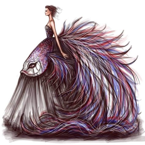 Couture week. Haute Couture Exquisite Fashion Drawings. By Shamekh Bluwi. Fashion Stand, Fashion Illustration Sketches Dresses, Fashion Design Sketchbook, Fashion Sketchbook, Gambar Figur, Fashion Illustration Dresses, Fashion Illustration Sketches, Dress Sketches, Dress Drawing