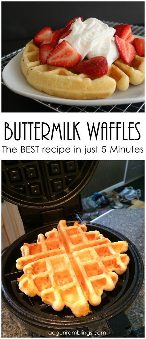 Hands down the best fast buttermilk waffle recipe. Great for fast breakfast or brunch or even dinner with chicken. Bisquick Waffle Recipes, Buttermilk Waffle Recipe, Buttermilk Waffle, Buttermilk Waffles Recipe, Dinner With Chicken, Brunch Waffles, Easy Waffle Recipe, Fast Breakfast, Waffle Iron Recipes