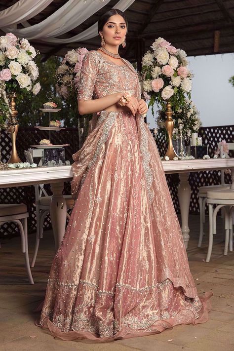 Shimmer Lehenga, Pakistani Traditional, Bridal Lehenga Collection, Pakistani Wedding Outfits, Pakistani Bridal Dresses, Pakistani Bridal Wear, Wedding Dresses For Girls, Girls Collection, Groom Outfit