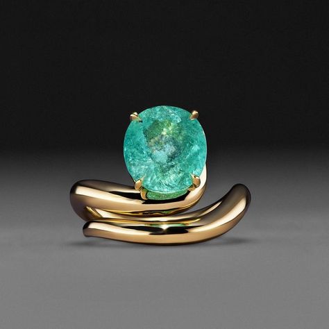 DYNE by Sarah Ysabel Narici on Instagram: "Paraìba Tourmalines coiled on hands. 

#dynejewelry #customjewelry #paraiba" Wngagement Rings, Dearly Beloved, Paraiba Tourmaline, April 29, Tourmaline Ring, Contemporary Jewellery, Custom Jewelry, Tourmaline, Engagement Ring