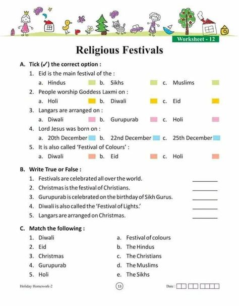 Festival Worksheets For Grade 1, Class 2 Evs Worksheets, Festivals Of India Worksheet, Third Grade Science Worksheets, Evs Worksheet, Jolly Phonics Songs, Worksheet For Class 2, Alphabet Practice Worksheets, Seasons Worksheets