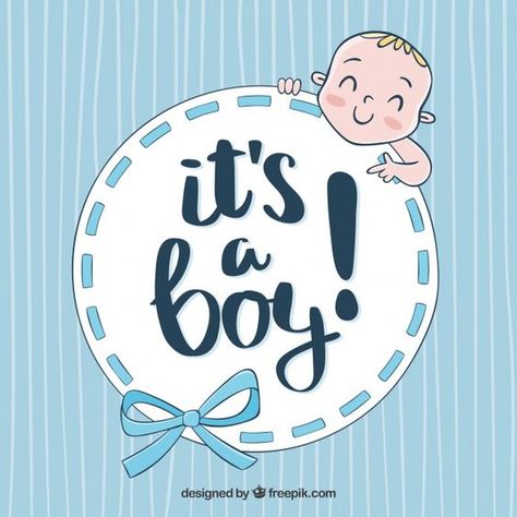 Cute baby boy background in hand drawn style Free Vector Boy Background, Dibujos Baby Shower, Baby Boy Background, Baby Boy Art, Baby Boy Birth Announcement, Baby Shower Background, Baby Boy Quotes, Boy Baby Shower Ideas, Baby Boy Cards