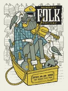 Newport Folk Festival | 2015 Preservation Hall Jazz Band, Folk Music Festival, Newport Folk Festival, Courtney Barnett, My Morning Jacket, Concert Poster Art, Music Festival Poster, Music Illustration, Event Poster Design