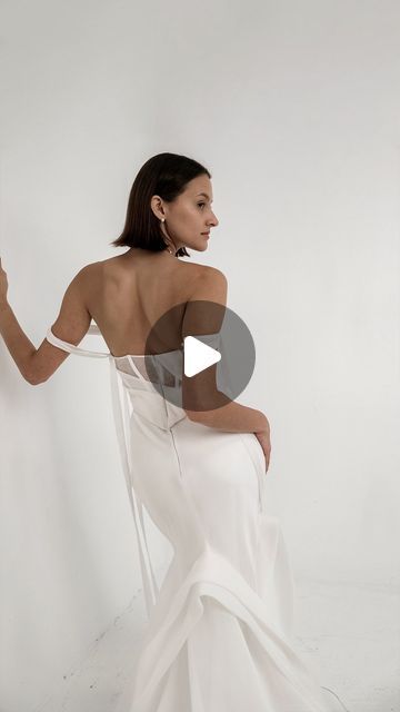 Saint Bridal Couture on Instagram: "Crushing hard on DARCY. Exposed corsetry, organza that gracefully wraps the body and a train that turns heads, Darcy needs to be added to your try-on list.  
 
Don’t forget to hit save on this post and share with your stylist at your upcoming SAINT bridal appointment. 
 
#SAINTbridalcouture #SAINTgowns #SAINTbridal #weddinggowns #weddingdress #luxurybride #modernbride #2025bride #2024bride #bride #engaged #couturegowns #bridalinspo #weddingday #instawedding #dreamdress #weddinginspo #bridalstyle  #laceweddingdress #2024weddingtrends #bridalshop #weddingdressinspo#bridetobe #weddingstyle #weddingsinpiration #bridalfasion #luxewedding #luxury #romance #corset" Mwl Bridal Darcy, Darcy Made With Love Bridal, Chosen By Kyha Duke, Semi-stitched Draped Wedding Dress, Saint Bridal, Chic Wedding Corset Dress With Heart-shaped Neckline, Luxury Romance, Bridal Appointment, Luxury Brides